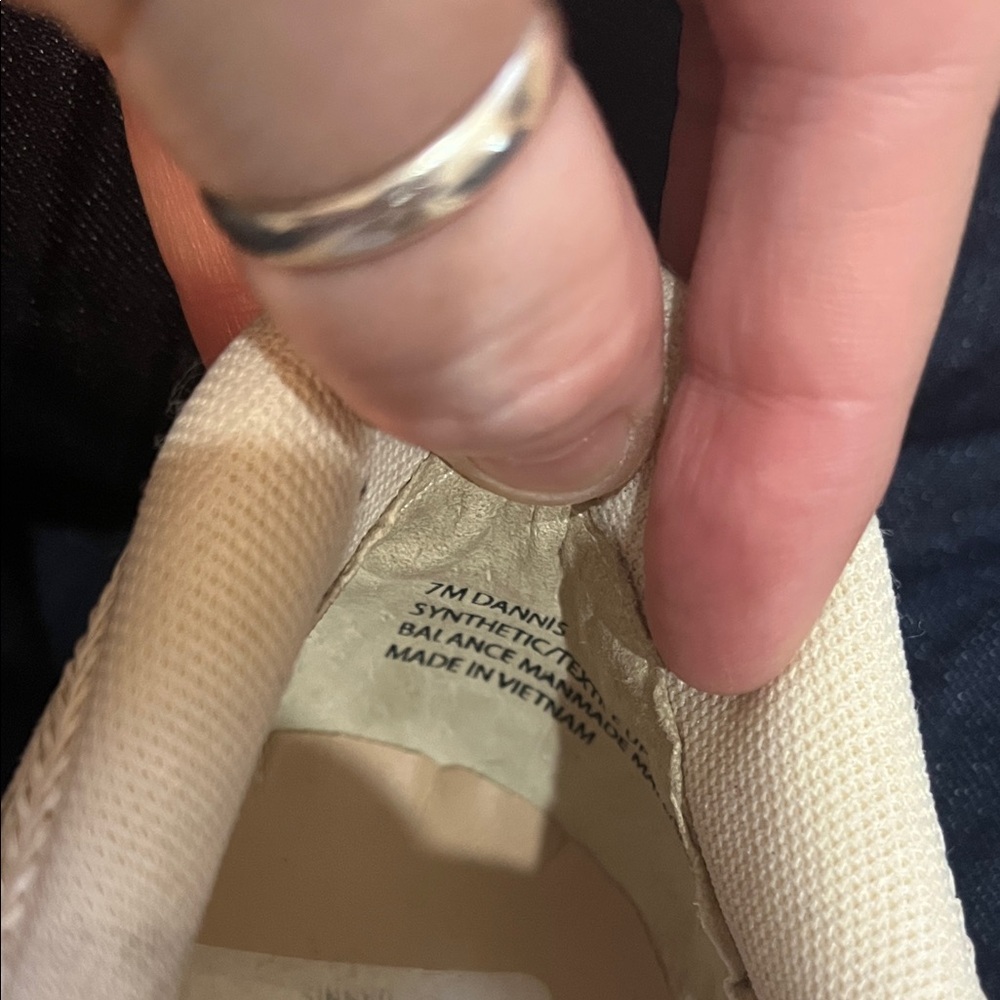 Dolce Vita Woven Platform Cream Sneakers - Size 7 - Picture 6 of 11